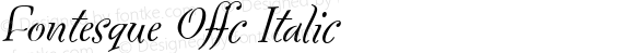 Fontesque Offc Italic