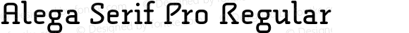 Alega Serif Pro Regular