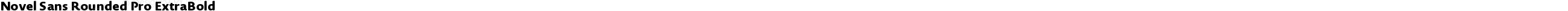 Novel Sans Rounded Pro ExtraBold
