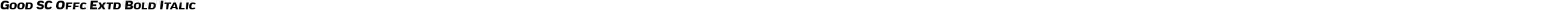 Good SC Offc Extd Bold Italic