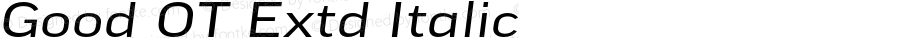 Good OT Extd Italic