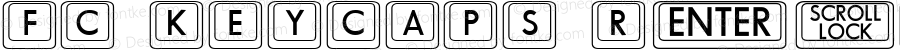 FC KEYCAPS Regular 1.0 Sat Nov 13 15:48:35 1993