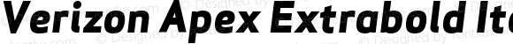 Verizon Apex Extrabold Italic