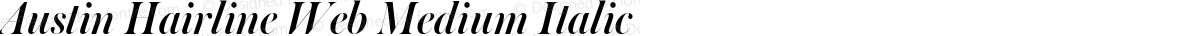 Austin Hairline Web Medium Italic