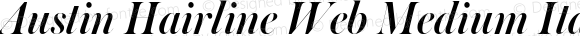 Austin Hairline Web Medium Italic