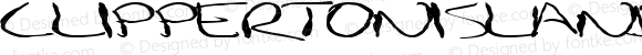 CLIPPERTONISLANDfont Regular Altsys Fontographer 3.5  4/3/01