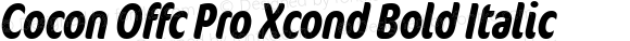 Cocon Offc Pro Xcond Bold Italic