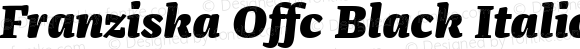 Franziska Offc Black Italic