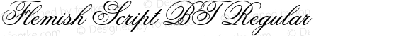 Flemish Script BT Regular spoyal2tt v1.45