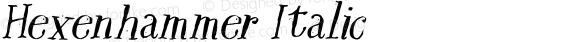 Hexenhammer Italic