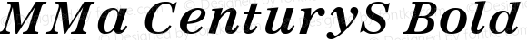 MMa CenturyS Bold Italic