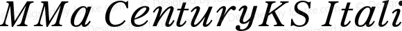 MMa CenturyKS Italic