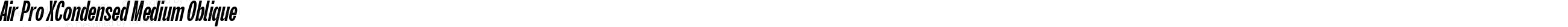 Air Pro XCondensed Medium Oblique