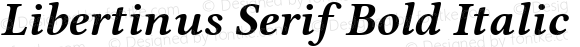 Libertinus Serif Bold Italic