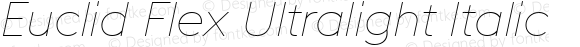 Euclid Flex Ultralight Italic