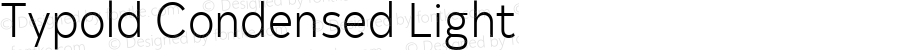 Typold Condensed Light