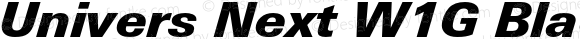 UniversNextW1G-BlackItalic