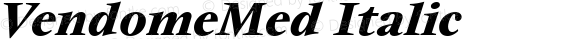 VendomeMed Italic