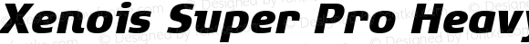 Xenois Super Pro Heavy Italic