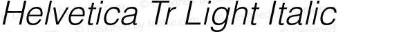 Helvetica-LightItalicTr