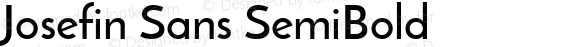 Josefin Sans SemiBold