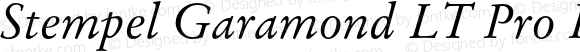 StempelGaramondLTPro-Italic