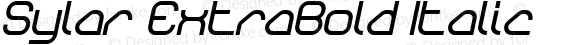 Sylar ExtraBold Italic