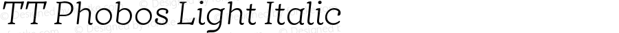 TT Phobos Light Italic