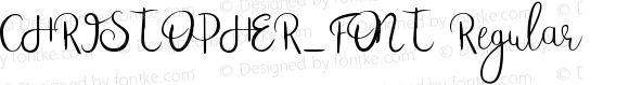 CHRISTOPHER_FONT Regular