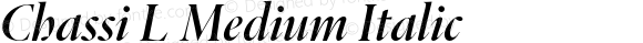 Chassi L Medium Italic