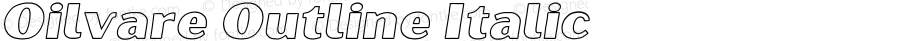 Oilvare Outline Italic