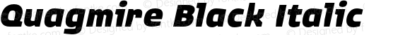 Quagmire Black Italic