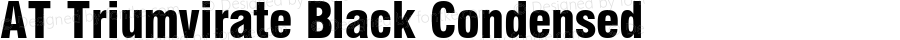 AT Triumvirate Black Condensed
