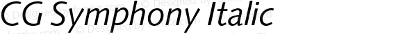 CG Symphony Italic