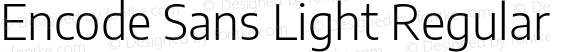 Encode Sans Light Regular