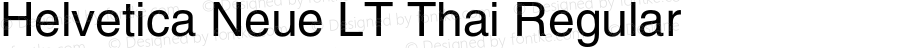 Helvetica Neue LT Thai Regular