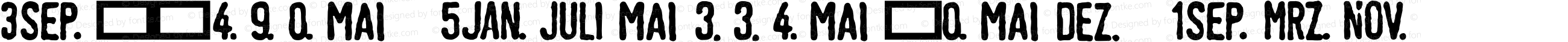 Linotype Tagesstempel Dick