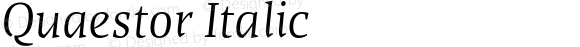 Quaestor Italic