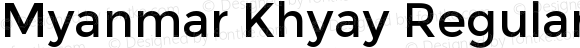 Myanmar Khyay Regular