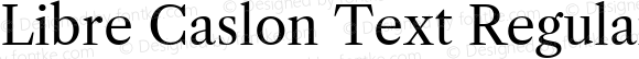 Libre Caslon Text Regular