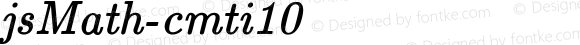 jsMath-cmti10 cmti10