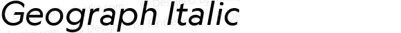 Geograph Italic