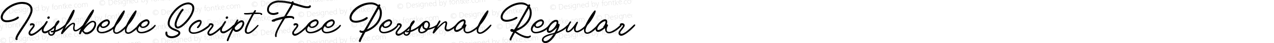 Irishbelle Script Free Personal Regular