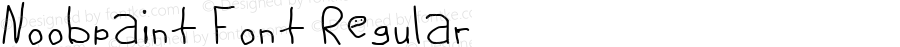 Noobpaint Font Regular