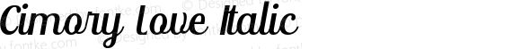 Cimory Love Italic