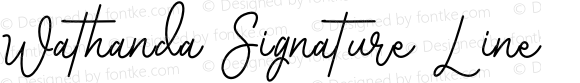 Wathanda Signature Line
