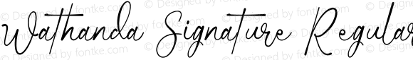 Wathanda Signature Regular