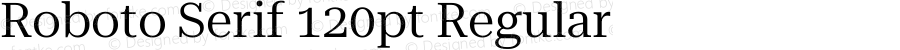 Roboto Serif 120pt Regular