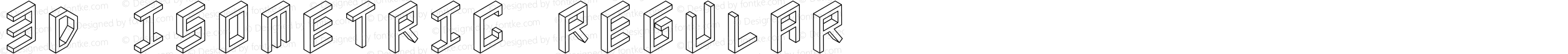 3D Isometric Regular