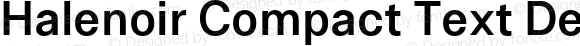 Halenoir Compact Text DemiBold